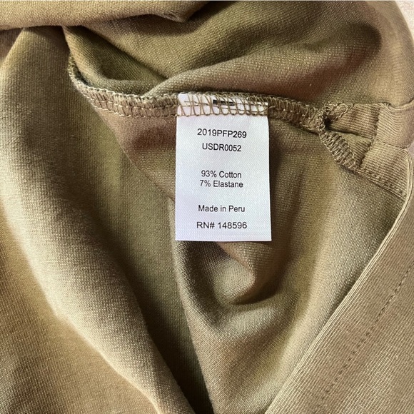 NWT Universal Standard Tesino Military Olive Jersey Loose Oversized Dress - Picture 7 of 11